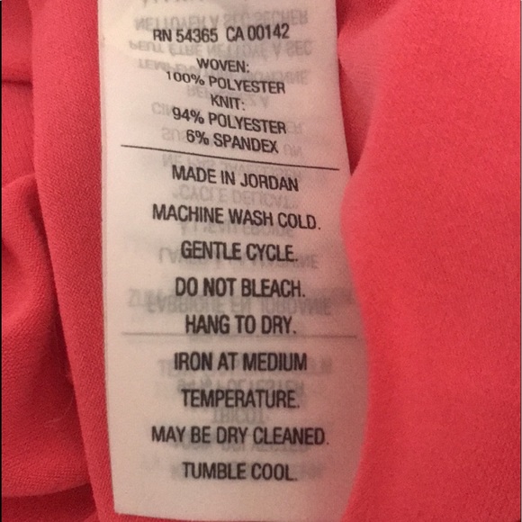 Nygard Tangerine Orange Batwing Layered Blouse size S NWOT - Picture 6 of 8